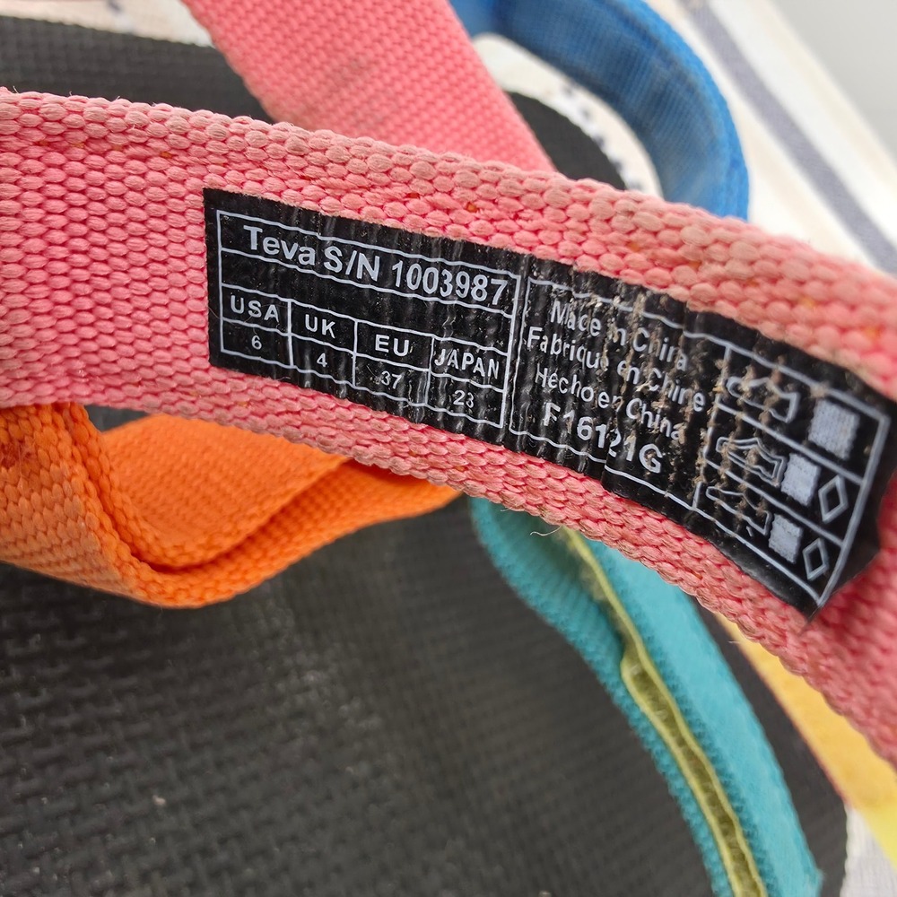 Teva Original Universal Multi Colorblock Sandals Women's Size 6 - Picture 10 of 12